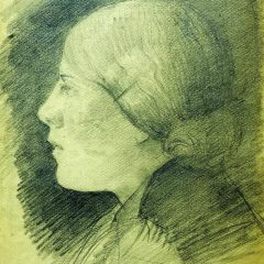 7.4 Кричевський_мол Графіка Жіночий портрет 1938